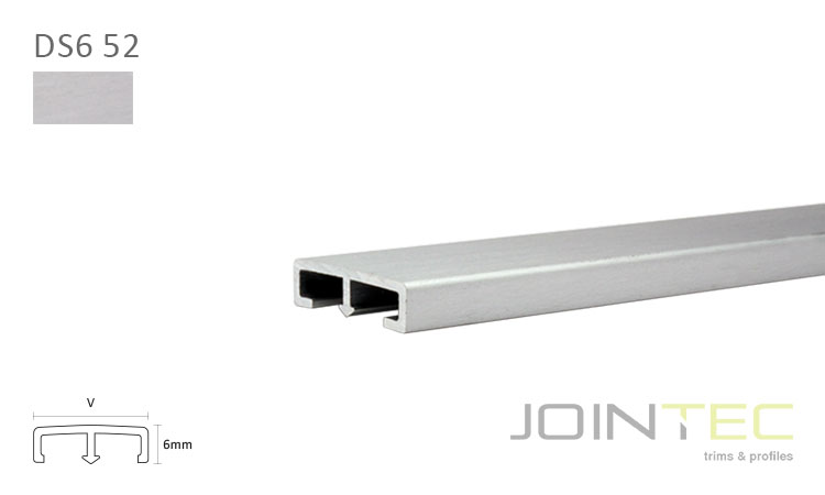 DESIGN Alumínio - Prata Mate Escovado DS6 52