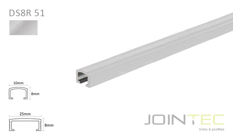 DESIGN DS8R 51 - Alumínio Prata Mate