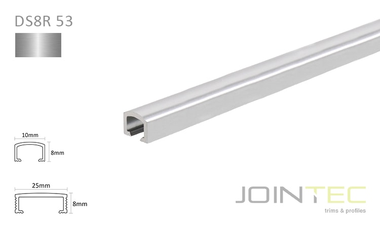 DESIGN DS8R 53 - Alumínio Prata Brilho