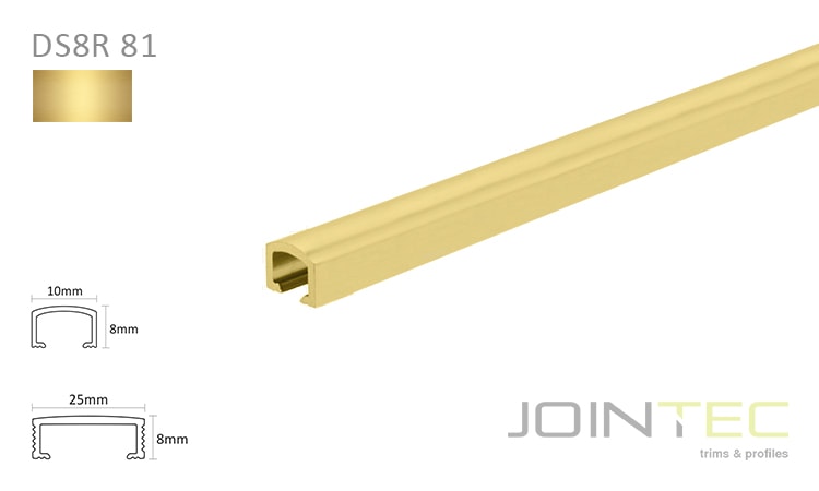 DESIGN DS8R 81 - Alumínio Ouro Mate