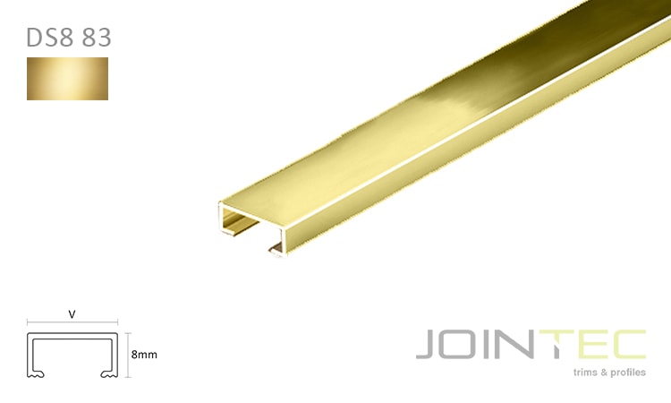 DESIGN DS8 83 - Alumínio Ouro Brilho