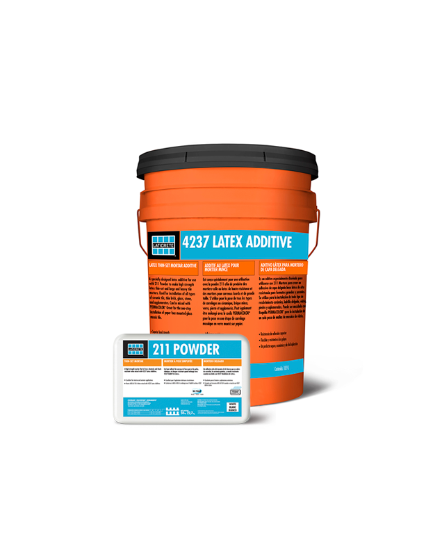 4237 LATEX ADDITIVE + 211 POWDER