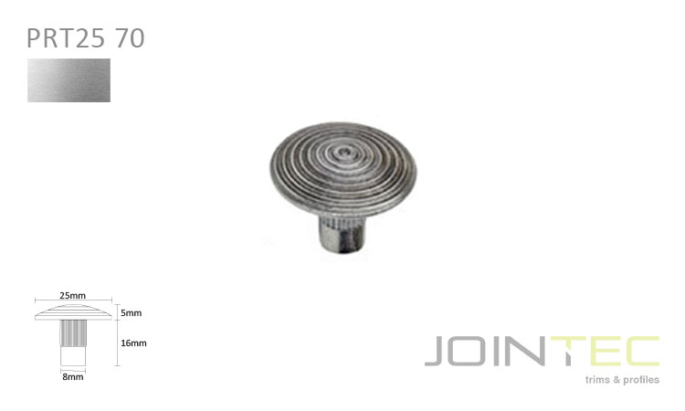 PITONS ROUND PRT25 70 - Inox Natural