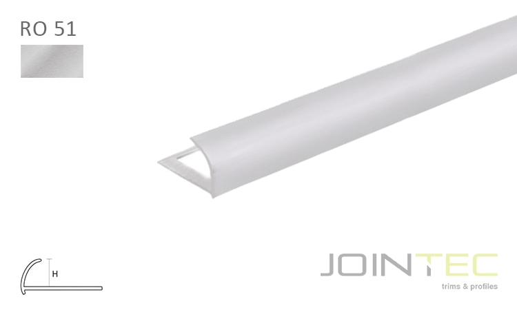 ROUND Open Alumínio - Prata Mate RO 51