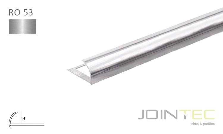 ROUND Open RO 53 - Alumínio Prata Brilho