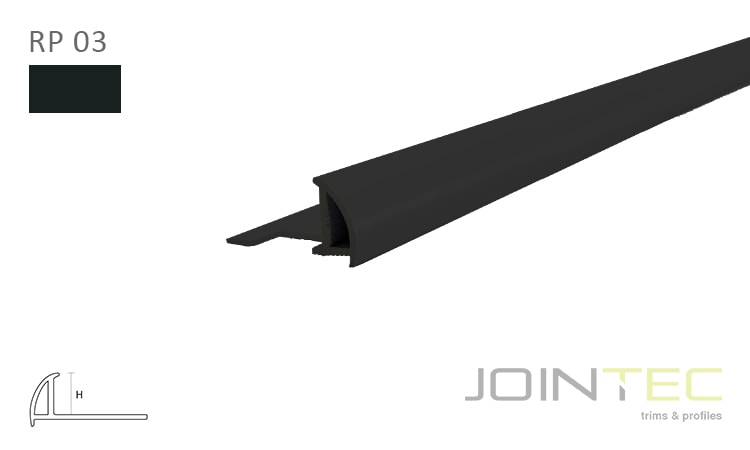 ROUND RP 03 - PVC Preto