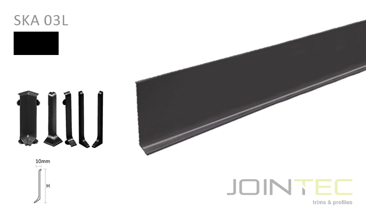 SKIRTING SKA 03.1L - Alumínio Lacado Preto mate