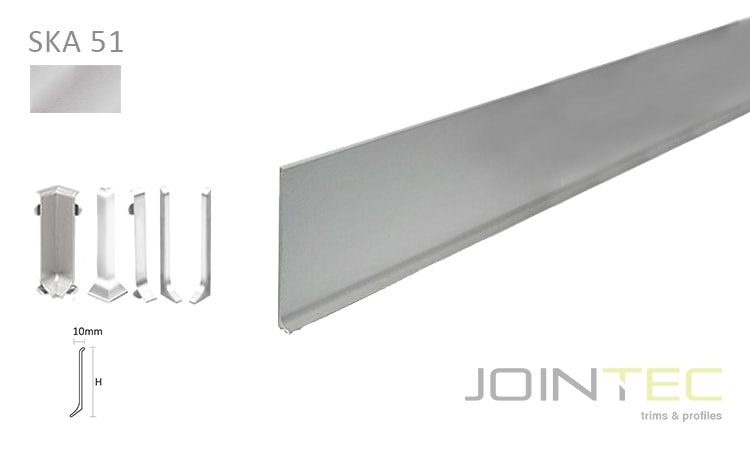 SKIRTING SKA - 51 Alumínio Prata Mate