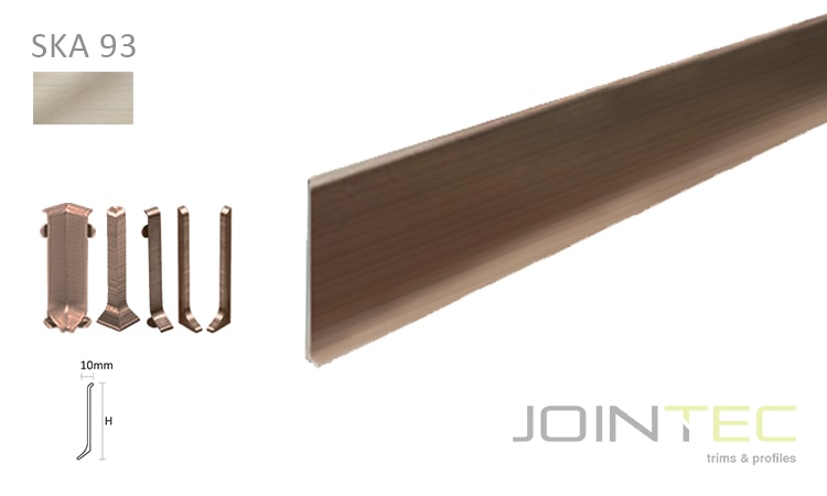 SKIRTING SKA 94 - Alumínio Titânio Brilho Escovado