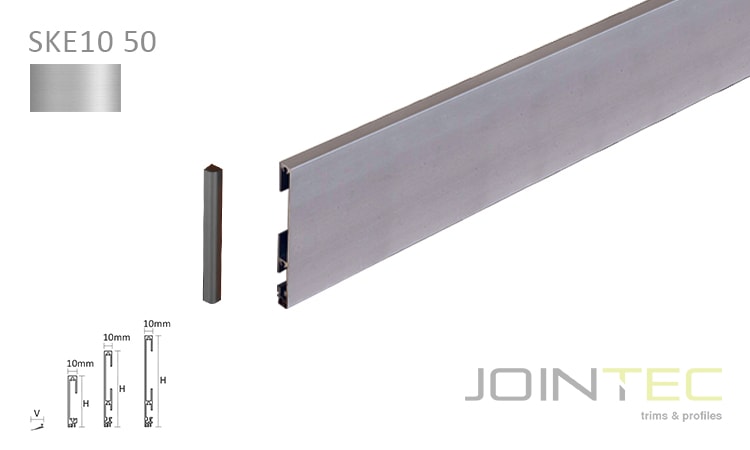 SKIRTING SKE10 - 50 Alumínio Natural