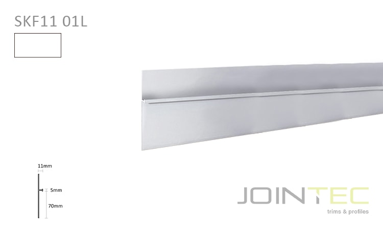 SKIRTING SKF11 01L - Alumínio Lacado Branco