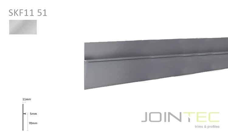 SKIRTING SKF - 11 51 Alumínio Prata Mate