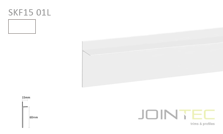SKIRTING SKF15 01L - Alumínio Lacado Branco