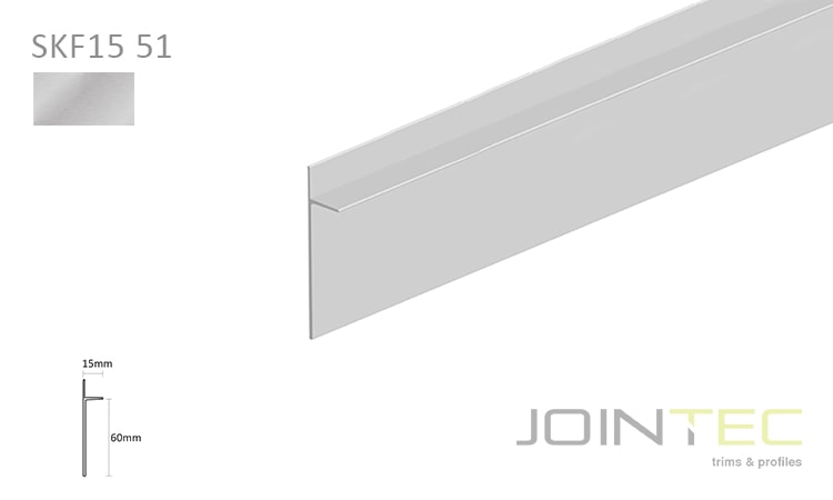SKIRTING SKF15 51 - Alumínio Prata Mate