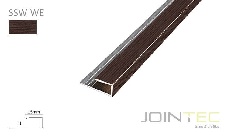 START & STOP WOOD SSW WE - Alum. + PVC WENGÉ