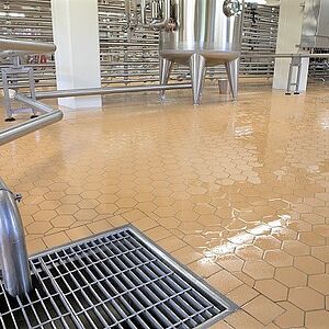 Argelith Hexagon HYGIENIC FLOORING - Imagem técnica